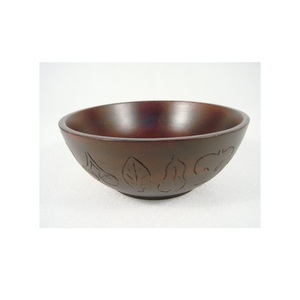 Cuenco de madera de bambú antiguo de alta calidad para salsa y batido - Product Image 6