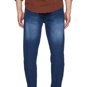 Vente en gros d'usine, pantalon slim pour homme, jean en denim déchiré, imprimé personnalisé écologique, 100% coton, jean pour homme - Product Image 3