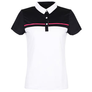 Polo de mujer de último estilo a la moda, Polo de manga corta de secado rápido para fitness, ropa informal para exteriores, venta al por mayor, Polo de mujer - Product Image 3