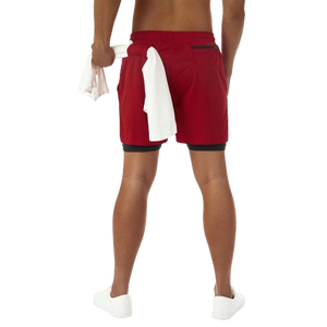 Combinaison de fitness respirante à séchage rapide Running Mens Casual Track and Field Short en maille courte Joggers Fitness Athletic Workout gym - Product Image 2