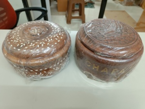 INNOFURN, artesanías de madera elegantes hechas a mano, cajas de madera pulida y carteles de pared para decoración del hogar, tema budista - Product Image 2