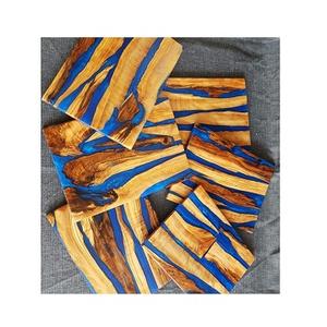 Customized Wholesale Acacia <b>Wood</b> <b>Coasters</b> Unique Custom Colour Tea Cup <b>Coasters</b> at Home kitchen Hotel use - Product Image 5