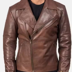 Customized Design <b>Faux</b> <b>Leather</b> Formal Winter <b>Jacket</b> with Front Logo Waterproof & Windproof Pakistan Manufacturer for <b>Men</b> - Product Image 3