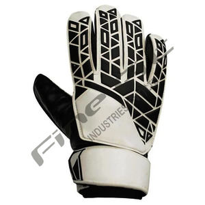 Vente chaude Gants de gardien de but de football professionnel avec fermeture à crochet et boucle antidérapante en cuir avec protection des doigts pour adultes - Product Image 5