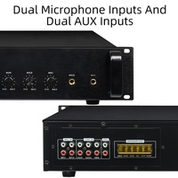 Sortie de classe D d'amplificateur de système de PA USB professionnel 220V pour la radio de karaoké à la maison avec la communication de micro de musique
