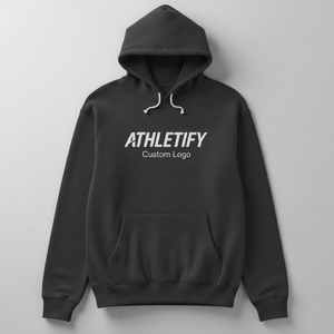 Men's Cotton Blended <b>Hoodie</b> <b>Soft</b> and Stretchable Fabric for Winter Fashion and Sports Wear with Front Pocket - Product Image 1