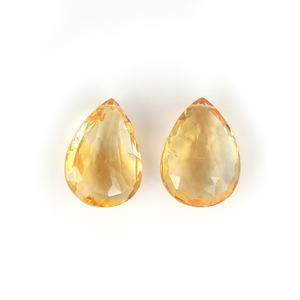 Naturel Citrine Pierre Poire Coupe Jaune Couleur Lâche En Gros Gemme Fabricant Boutique En Ligne Maintenant Au Prix D'usine - Product Image 1