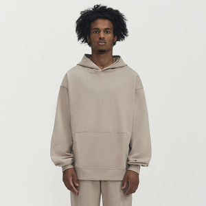 Sudadera con Capucha Unisex de Estilo Urbano, Personalizada con Logotipo Hip Hop, Ecológica, de Forro Polar de Algodón para Invierno, Manga Larga, Cuello Redondo, Chándal para Hombre - Product Image 4