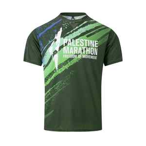 Alta calidad logotipo personalizado serigrafía poliéster secado rápido elástico sublimación deporte Fitness correr camiseta - Product Image 1
