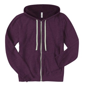 เสื้อฮู้ดแบบมีซิปเต็มตัว Bella + Canvas รุ่น Unisex Tri-blend น้ำหนักเบา - Product Image 2