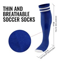 Chaussettes de sport OEM personnalisées pour softball et baseball, respirantes, écologiques, rayées, en nylon/coton, pour le football, l'été, jeunes et adultes