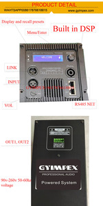 96khz 1000W + 1000W DSP 2通道放大器模块D类扬声器功率板放大器板模块用于有源扬声器 - Product Image 2