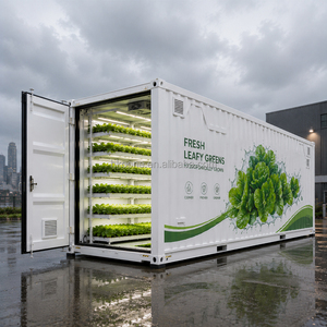 Conteneur hydroponique intelligent pour légumes verts, serre, équipement d'agriculture verticale, solution agricole commerciale - Product Image 1