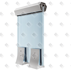 Barre horizontale en acier inoxydable de style moderne pour balustrades de balcon escaliers parcs hôtels centres commerciaux revêtement par poudre pour villas hôpitaux - Product Image 1