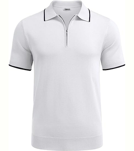 Haute qualité hommes Golf polos uniformes séchage rapide à manches courtes personnaliser Logo imprimé respirant été T-Shirts pour hommes - Product Image 4