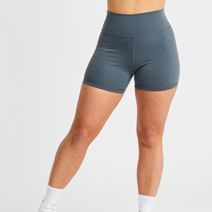 Moda sin costuras mujer verano Butt Lift Shorts logotipo personalizado nuevo Scrunch Butt entrenamiento gimnasio Yoga pantalones cortos para mujeres - Product Image 1