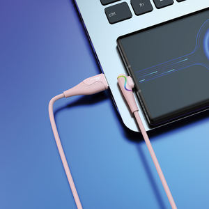 3A Carga rápida USB a Micro Cable 1M Cobre puro y aleación de aluminio ROSA para Android 2M Longitud del cable - Product Image 4