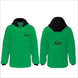 Unisex Adult 100% Polyester Puffer <b>Jacket</b> Quick Dry <b>Waterproof</b> Breathable Outerwear for <b>Winter</b> Outdoor Use XS Size Plain Dyed - Product Image 3