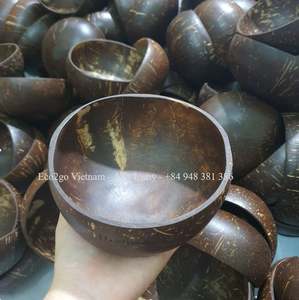 Cuenco y cuchara de coco natural ecológico con logotipo personalizado y diseño de Eco2go Vietnam/cuencos de coco vietnamitas - Product Image 4