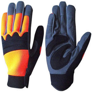Gants tactiques en cuir personnalisés professionnels en gros avec des caractéristiques de tir Gants de travail pour la construction - Product Image 6