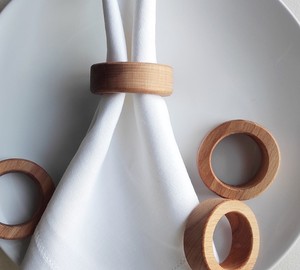 Premium Quality Wooden Napkin Ring, Boho <b>Circular</b> Napkin Ring, Kitchen Decor - Product Image 3