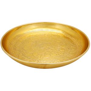 Plateaux décoratifs avec logo personnalisable, décor de Bar, plateau de service en métal, produits d'usine, vente en gros, couleur or - Product Image 1