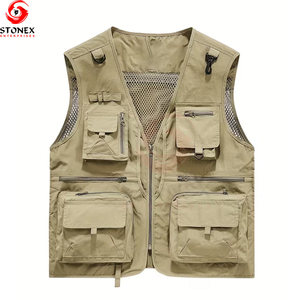 Nouveau gilet de sécurité réfléchissant 2025, design personnalisé, polyester respirant, vêtement d'été unisexe, fermeture éclair, séchage rapide - Product Image 1