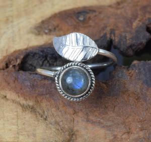925 Sterling Silver Best Quality Handmade <b>Labradorite</b> Spinner Ring Oval Cut Gemstone Women's <b>Jewelry</b> for Wedding Labradoresite - Product Image 5