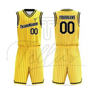 Ventes en gros d'usine, uniformes de basket-ball d'équipe de haute qualité, à séchage rapide, respirants, légers, maillots de basket-ball unisexes - Product Image 6