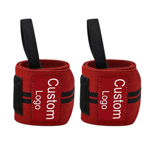 Best Quality Cotton Wrist Wraps and Straps for Ladies and Gents Custom Logo Gym Fitness <b>Weight</b> <b>Lifting</b> Straps - Product Image 5