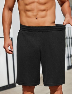 กางเกงขาสั้นตาข่ายน้ำหนักเบาระบายอากาศได้ดีสำหรับออกกำลังกายวิ่งลำลองผ้าทอกันความชื้น - Product Image 3