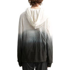 เสื้อฮู้ดมีซิปมีซิปสำหรับผู้ชายผ้าฝ้าย410gsm แบบพอดีตัวปกติฤดูหนาว - Product Image 4