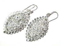 Pendientes Colgantes Hippies Bohemios de Plata de Ley 925 con Circonita, Corte Redondo y en Forma de Pera, Ligeros, para Mujer