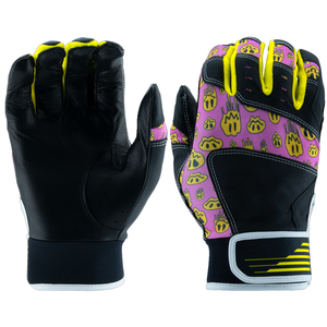 Guantes de béisbol de alta calidad para adultos y jóvenes de cuero genuino con protección de Palma acolchada para posición en el cuadro - Product Image 1