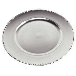 Plato de presentación metálico, ampliamente utilizado en banquetes y eventos, que ofrece un atractivo gastronómico majestuoso con un brillo metálico que dura más tiempo. - Product Image 5