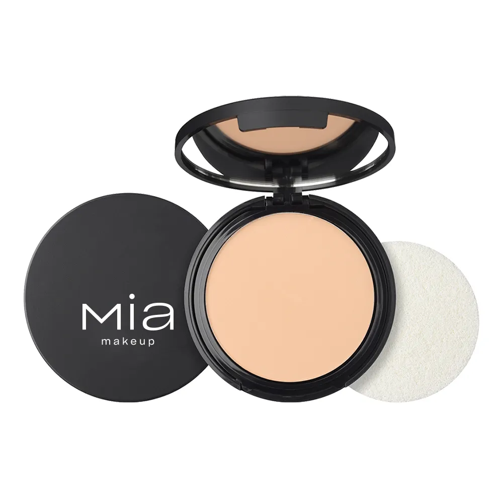 Top Sale Made in Italy Mia Make-up Natürliche Pulver grundierung mit mittlerer Abdeckung für alle Hauttypen