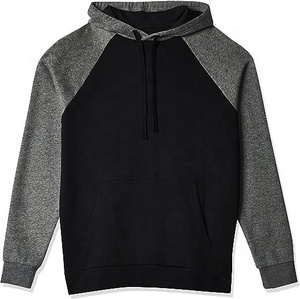 Vente en gros de vêtements d'automne 100% coton pour homme avec broderie personnalisée Streetwear Hoodies Nouveau design Sweat à capuche décontracté deux tons pour homme - Product Image 1
