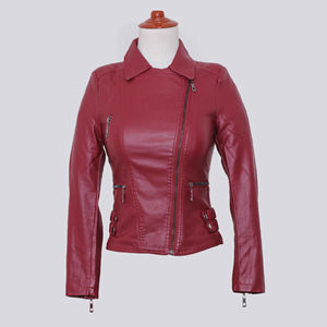 Chaqueta de Cuero Genuino para Mujer, Logotipo Personalizado OEM, Cuero Real de Cordero y Vacuno, Suministro al por Mayor de Fábrica 2026, Precio Bajo - Product Image 5