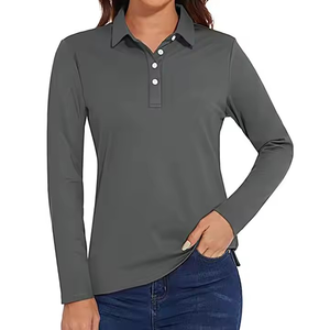 Wholesale Custom Design Embroidery Polo t Shirts for Women Women Polo Shirts High Quality Polo Shirts <b>No</b> <b>logo</b> Custom - Product Image 2