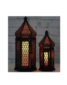 Juego de 2 candelabros cuadrados de metal para decoración del hogar y exteriores de Pascua - Product Image 3