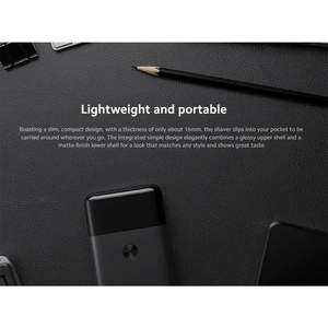 Rasoir Électrique Portable à Double Lame, Mini Rasoir Rotatif à Grille, Étanche IPX7, Alimentation USB, Lavable, Remplacement pour Visage et Corps - Product Image 2