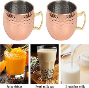 Koi superventas 18oz Drinkware 100% Pure Moscow Mule Cup Vodka taza de cobre 450mL vino cerveza beber clubes fiesta regalos corporativos - Product Image 6