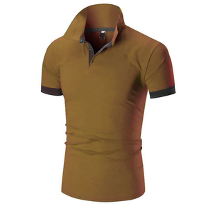 T-shirts 100% coton polo pour hommes impression personnalisée broderie OEM logo uni blanc hommes polo t-shirt - Product Image 4