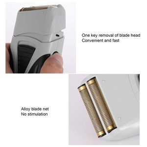 Rasoir électrique pour homme à grille flottante, double et triple lame, tondeuse, IPX7, pour le visage et le maillot - Product Image 5