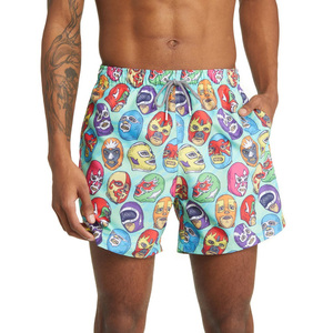 High Street Style Summer Quick Dry Beach Swim Shots Sublimación Shorts Ropa de baño personalizada - Product Image 5