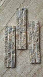 Blanco amarillo Ledger Panel piedra pared revestimiento fábrica al por mayor precio barato colorido estampado piedra caliza decoración del hogar - Product Image 3