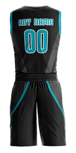 Uniforme de Baloncesto Sublimado Personalizado, Unisex, Sin Mangas, de Secado Rápido, 100% Poliéster, Impreso, Transpirable, Antibacteriano - Product Image 3