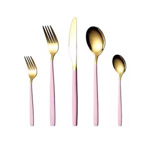 Premium Attractive Handmade Design Silverware Handmade Design Cutlery <b>Set</b> With <b>Marble</b> Design Handle - Product Image 4