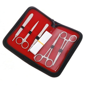Kit de chirurgie mineure manuel réutilisable pour étudiants en médecine, instruments chirurgicaux argentés, meilleur fournisseur en gros DARLEYS SURGICAL CO CE - Product Image 1
