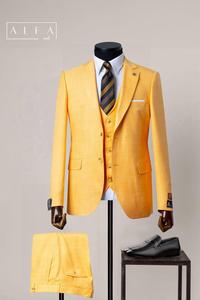 2025สูทผู้ชายแบบใหม่ชุดสูทไก่งวงเข้ารูปสำหรับงานแต่งงาน - Product Image 3